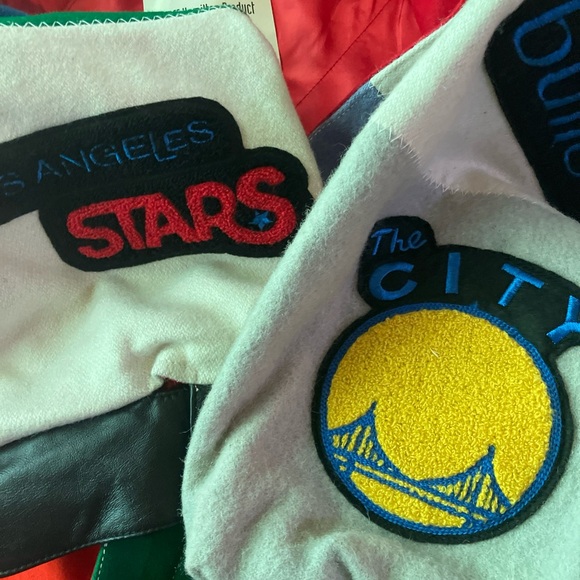 Rare Vintage 1999 Jeff Hamilton NBA and ABA Throwback Patch Varsity Jacket 6X - Picture 14 of 16